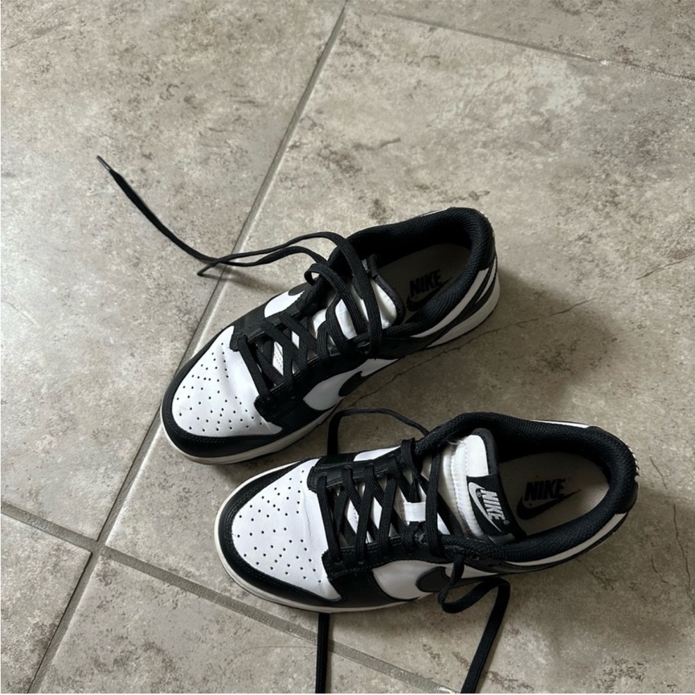 Nike Black and White panda dunks
